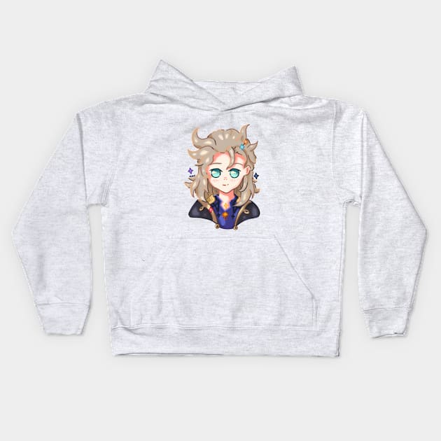 Albedo cute chibi - Genshin Impact Kids Hoodie by Doodling